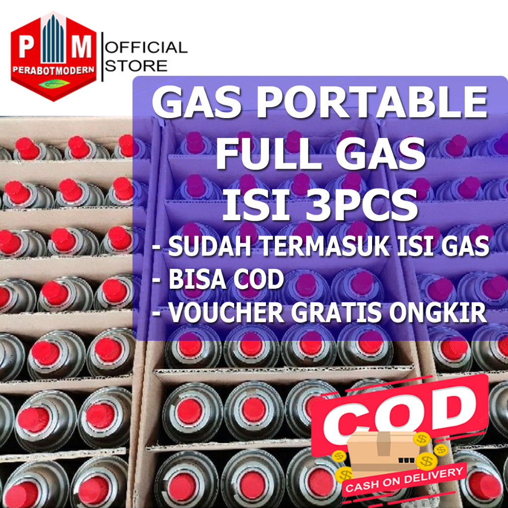 Jual Gas Portable Promo Isi 3pcs Full Gas | Shopee Indonesia