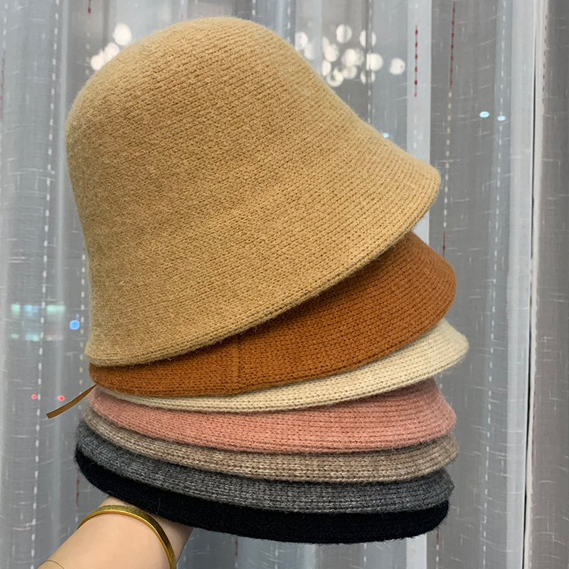 Jual Caliloops Topi Bucket Hat Rajut Baifern Wanita Korea Premium Tebal ...