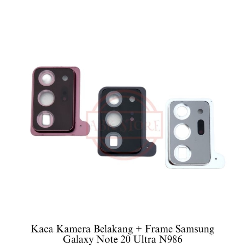 Jual Lensa Camera Kaca Kamera Belakang Frame Samsung Galaxy Note 20 Ultra N986 Shopee