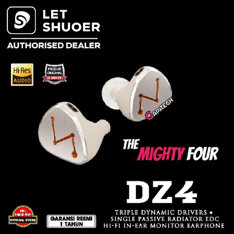 Jual Letshuoer DZ4 / DZ 4 Triple Dynamic Drivers + Single Passive ...