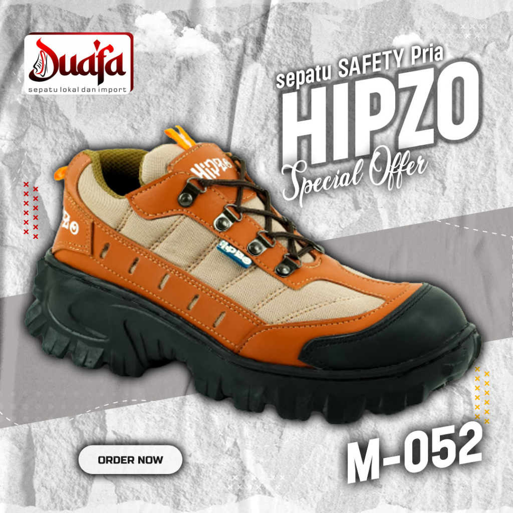 Jual Sepatu Safety Pria Hipzo M Sepatu Kerja Pria Shopee Indonesia