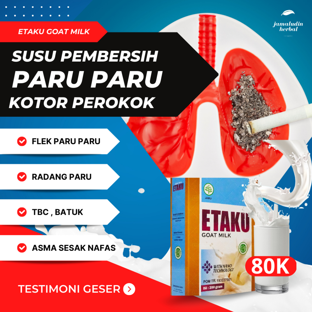 Jual Susu Untuk Flek Paru Paru Pembersih Paru Paru Batuk Asma Sesak