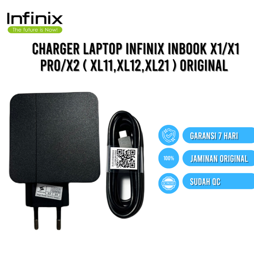 Jual CHARGER ADAPTER LAPTOP INFINIX INBOOK X1/X1 PRO/X2 XL11 XL12 XL21
