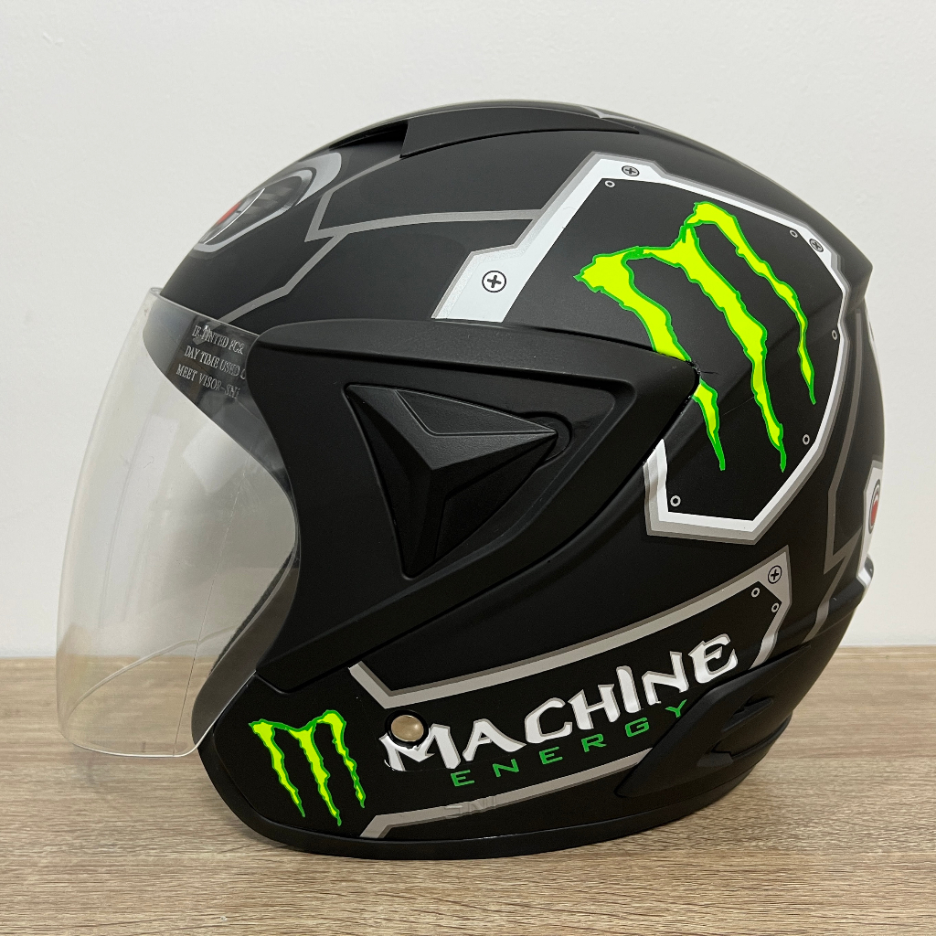 Helm full sale face monster energy