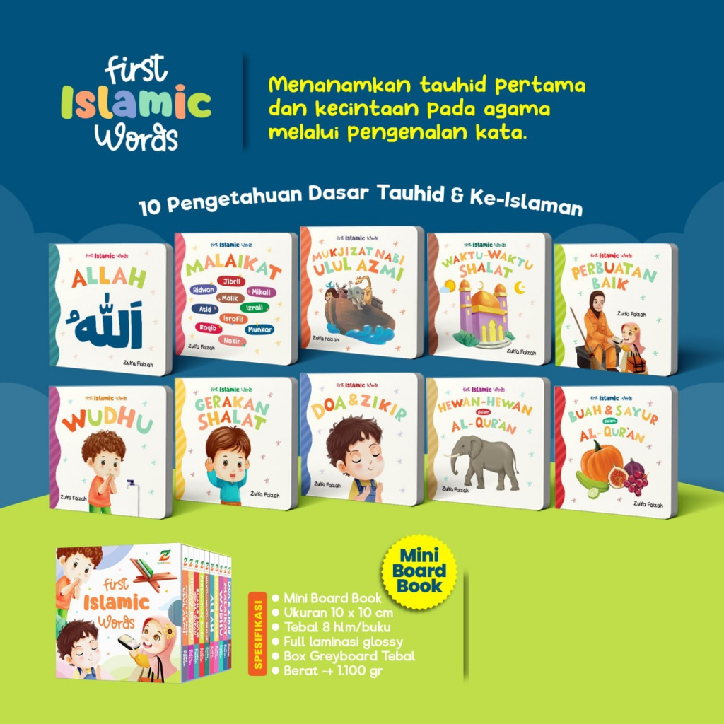 Jual MINI Boardbook First ISLAMIC WORD My First Word Seri Belajar Adab ...