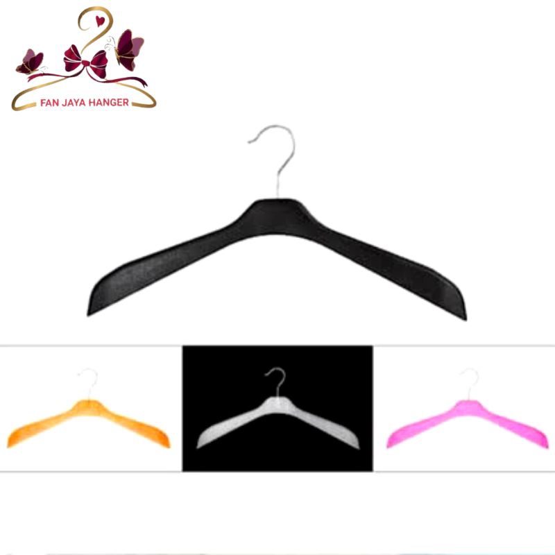 Jual Hanger Baju Distro Plastik 181 1 Lusin Shopee Indonesia 4347