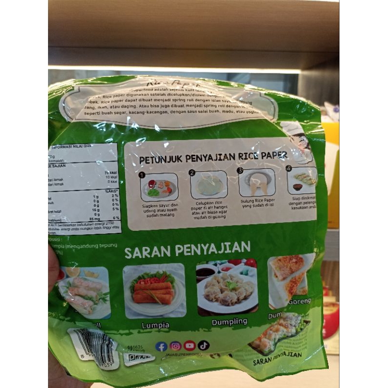 Jual JSF RICE PAPER 200GR bulat 20 LEMBAR (SURABAYA) | Shopee Indonesia