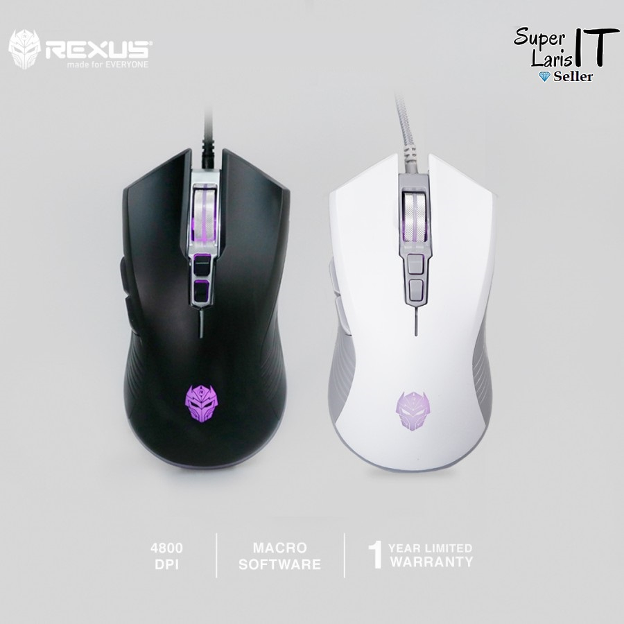 Jual Rexus Xierra G10 Mouse Gaming Macro 7D USB 3200 DPI | Shopee Indonesia