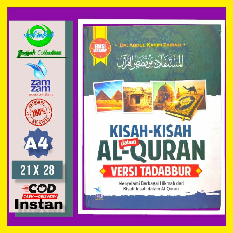 Jual Kisah Kisah Dalam Al Quran Versi Tadabbur A4 Hc Shopee Indonesia 0924