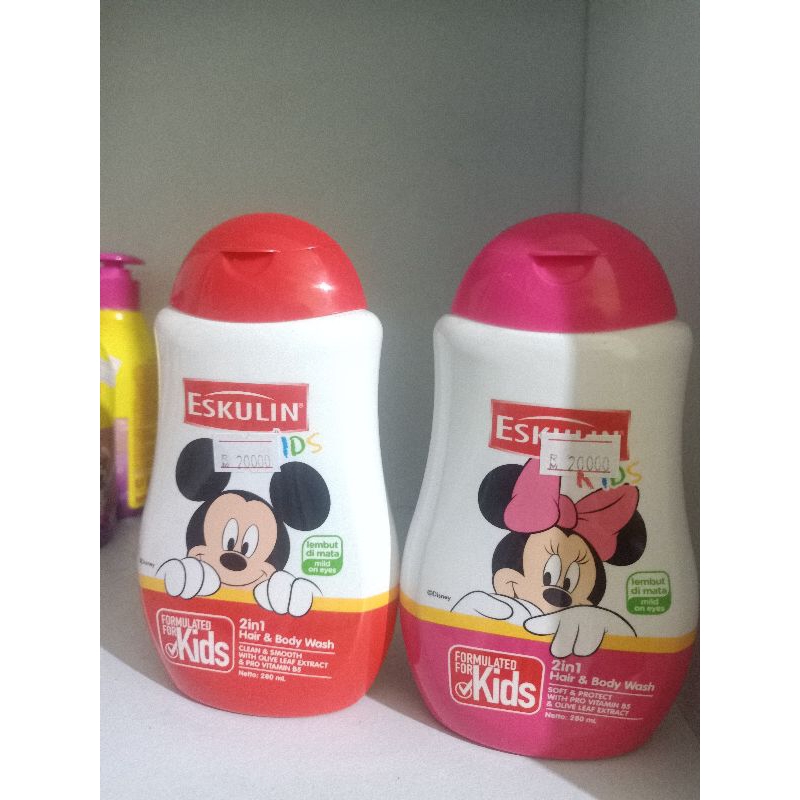 Jual Eskulin Kids Hair&Body Wash 280ml | Shopee Indonesia