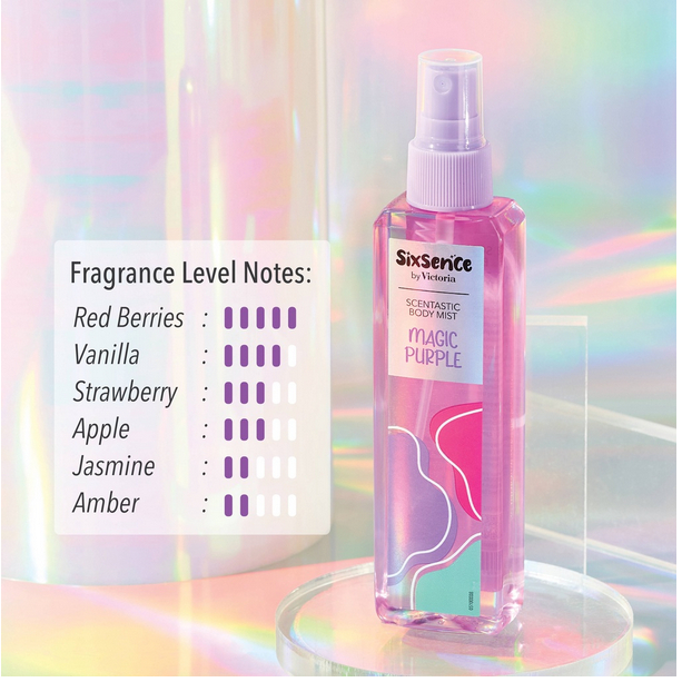 VICTORIA SIXSENCE BODY MIST Untuk Remaja ❤ JSELECTIV X JHON KOSMETIK ❤  Minyak Wangi Six Sense SIXSENCE ORI✔️BPOM✔️COD✔️