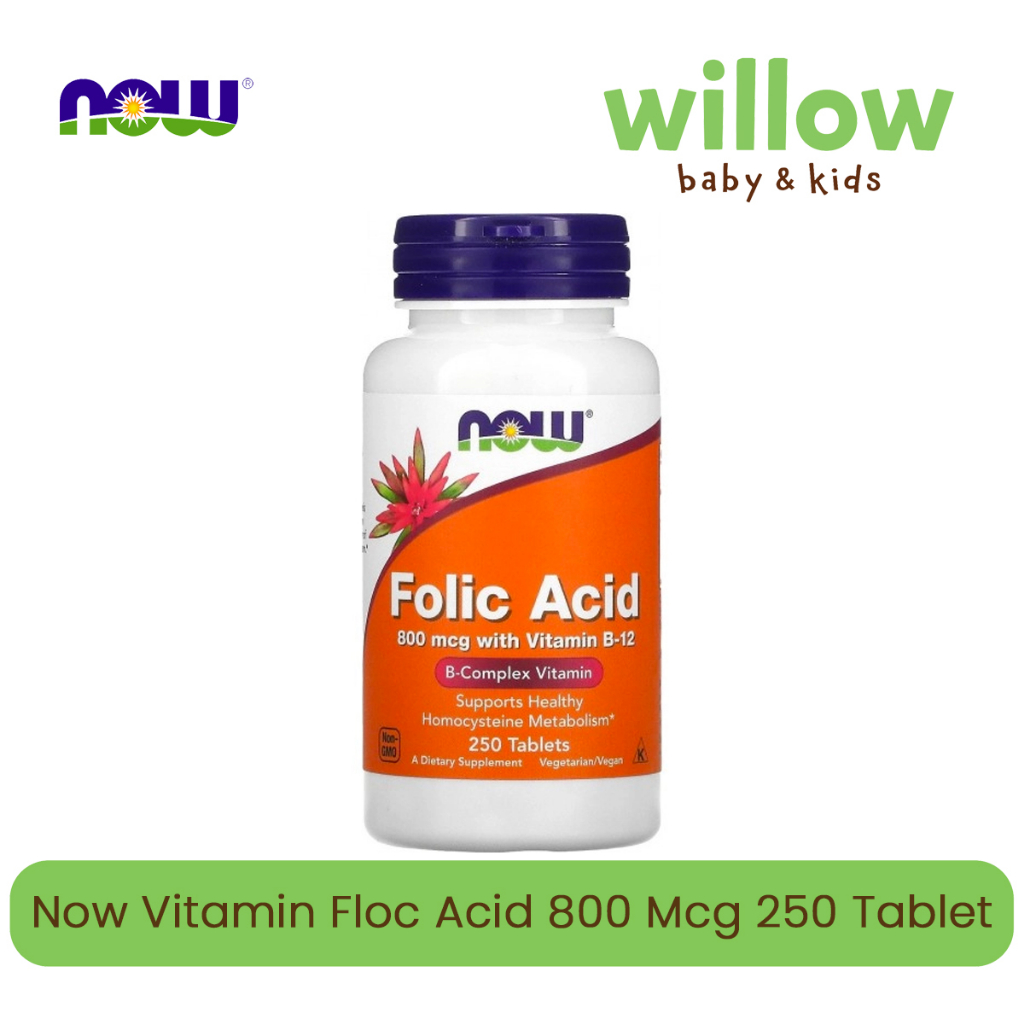 Jual Vitamin Now Vitamin Folic Acid 800 Mcg 250 Tablet Shopee Indonesia   Id 11134207 7r992 Llirs1kja39ud4