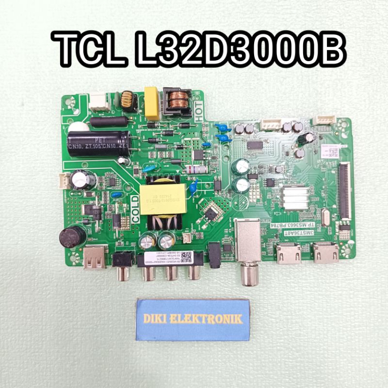 Jual MAINBOARD TV TCL L32D3000B - 32D3000 MAINBOARD MOBO MOTHERBOARD MB ...