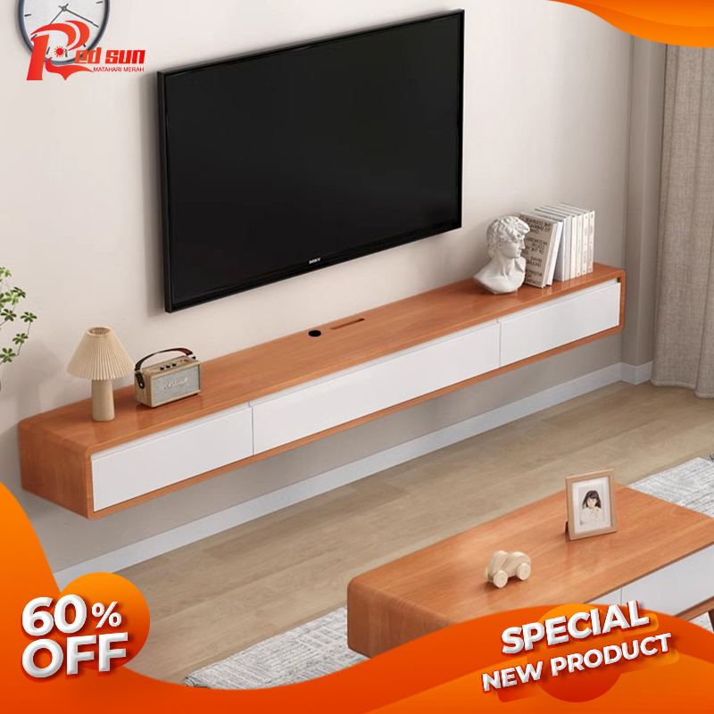 Jual Meja TV gantung minimalis Rak TV gantung Minimalis Lemari TV Dinding Bupet TV Tempat