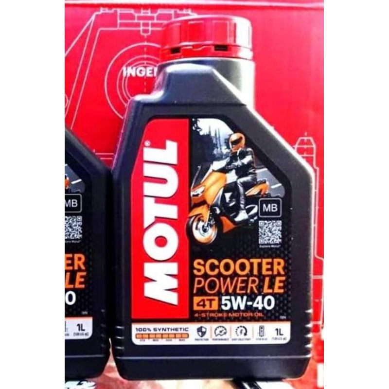 Jual oli mesin motul 1L liter scooter matic power le 4T SAE 5w10 ...