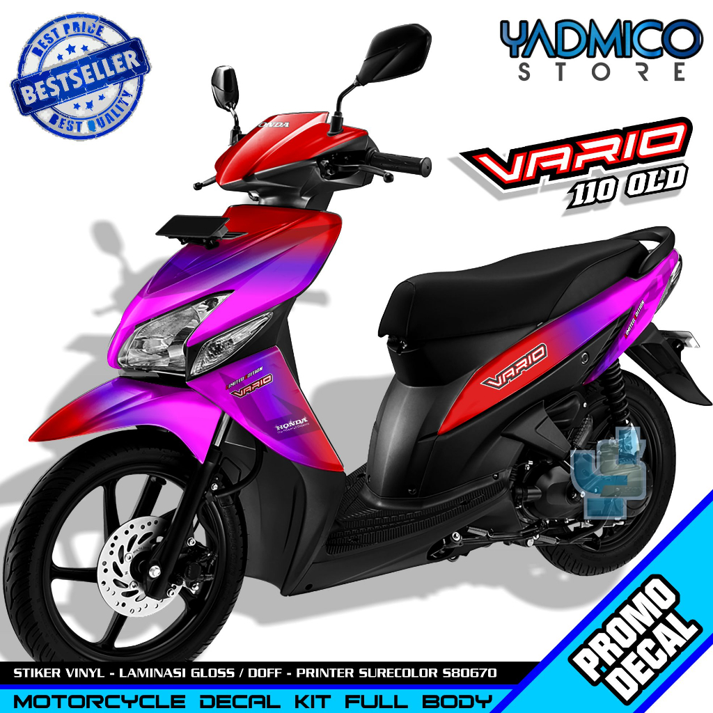 Jual Decal Vario Karbu Full Body Stiker Vario Karbu Full Body