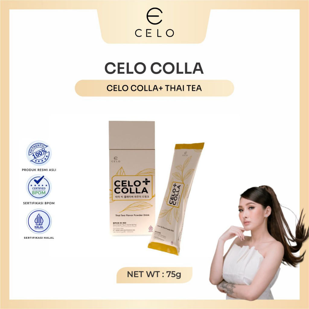 Jual CELO COLLA+ THAI TEA POWDER DRINK | Shopee Indonesia