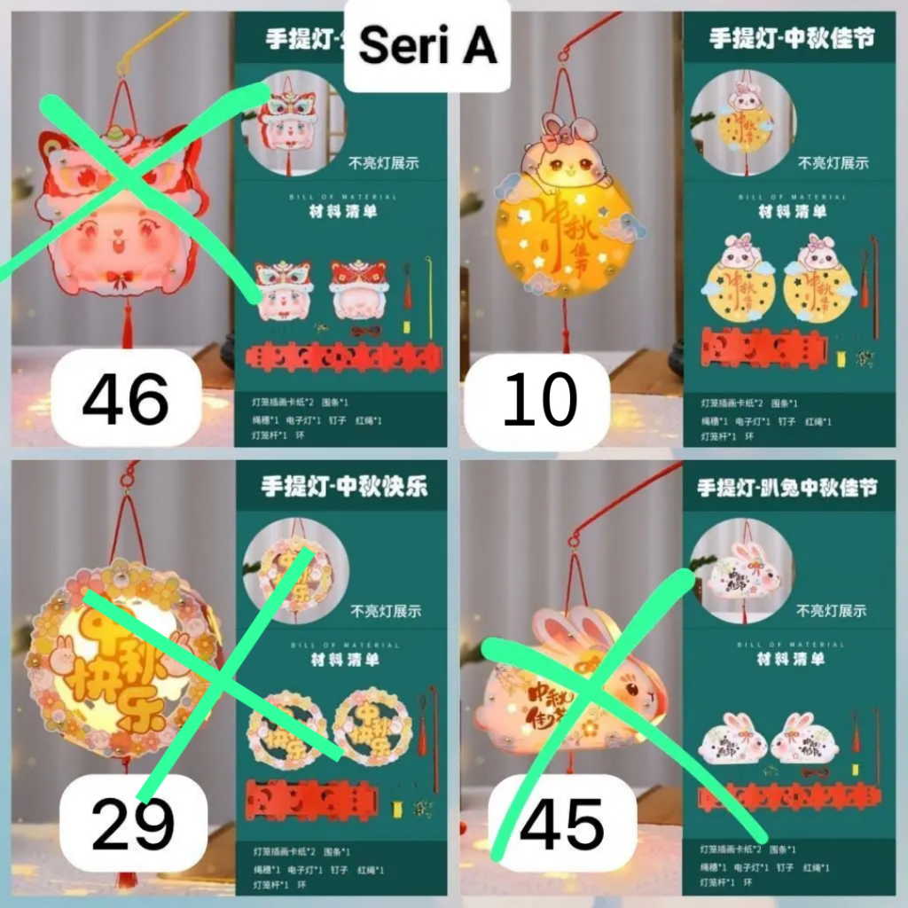 Jual ( Jenniestoree ) Lampion DIY / Bunny,DIY Lantern Lampion Rabbit ...
