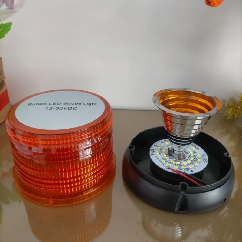 Jual LAMPU ROTARI ROTARY LED 3 Mode STROBE LIGHT WARNING LAMP MOBIL ...