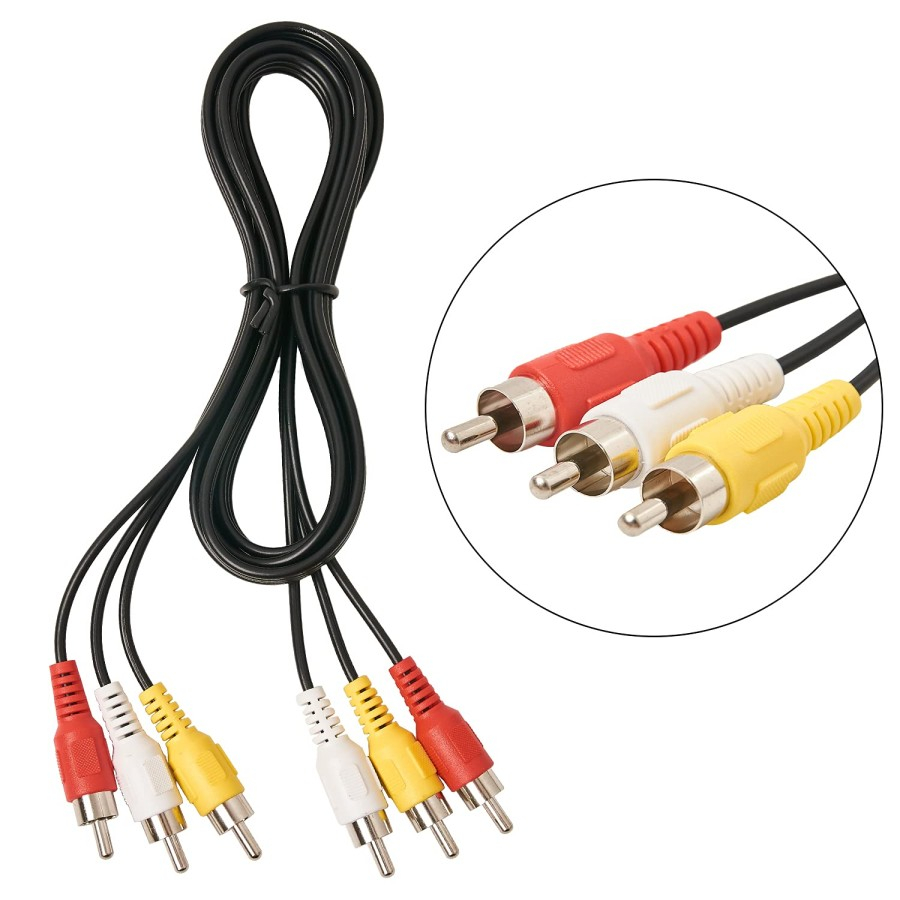 Jual kabel 3 Rca To 3 Rca - 1,5 meter | Shopee Indonesia