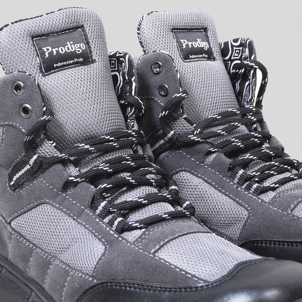 Jual Prodigo * Sepatu Hiking Pria Patuha Grey I Sepatu Olahraga Outdoor ...