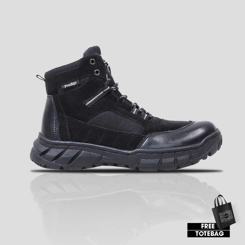 Jual Prodigo * Sepatu Hiking Pria Patuha Black I Sepatu Olahraga ...