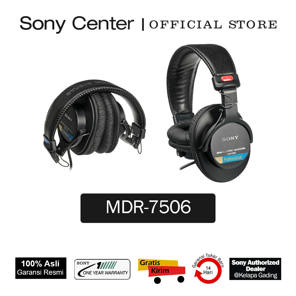 SONY MDR-7506 MDR7506 MDR 7506 Headphone Profesional Garansi RESMI  SONY INDONESIA