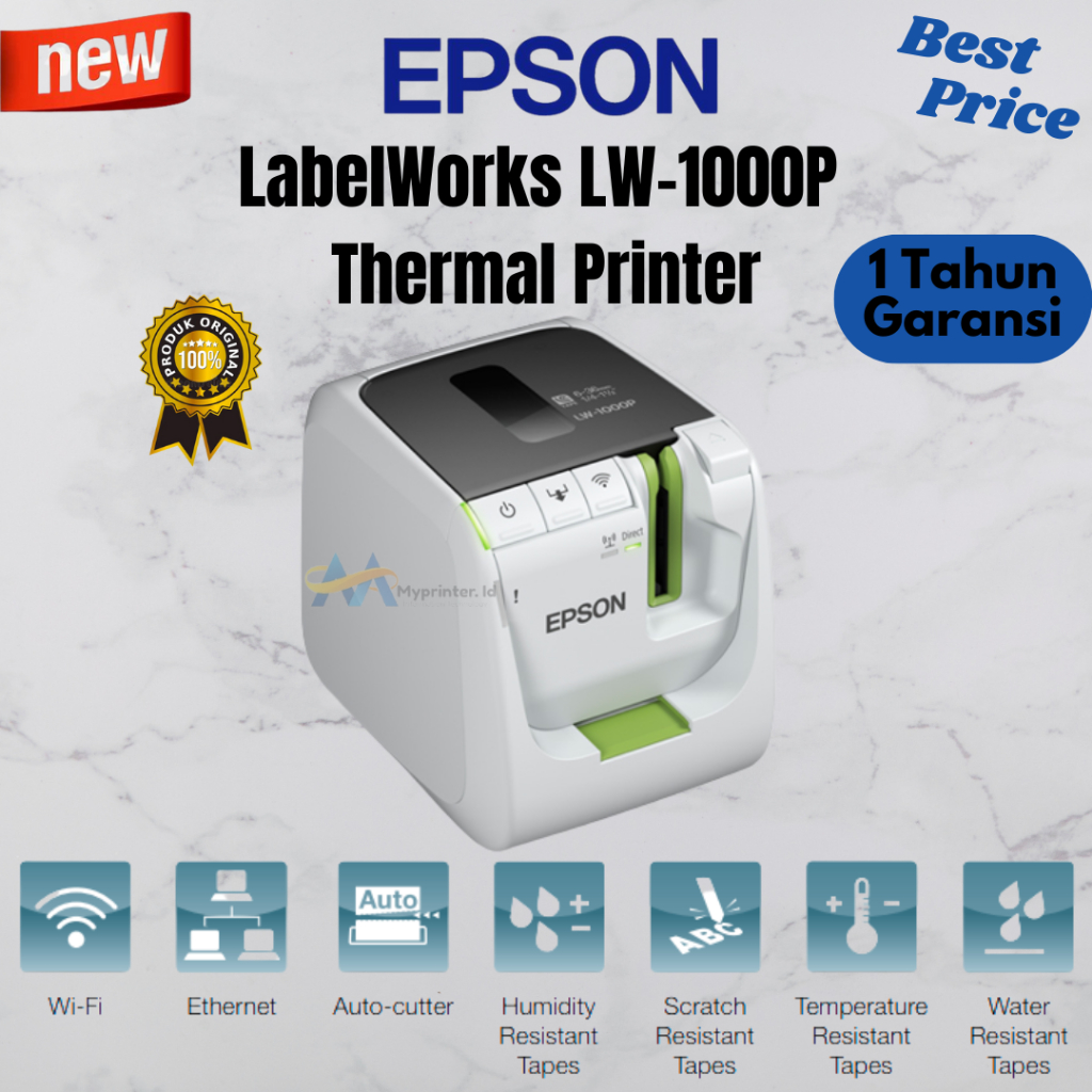 Jual Epson LabelWorks LW1000P WiFi PCConnectable Label Printer