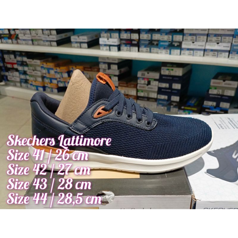 Jual Skechers Lattimore (210406) 41 (26cm) | Shopee Indonesia