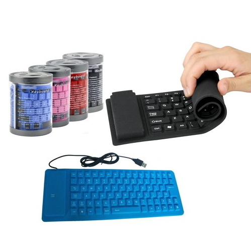 Jual Keyboard Karet Fleksibel Universal USB Wired Anti Air Tahan ...