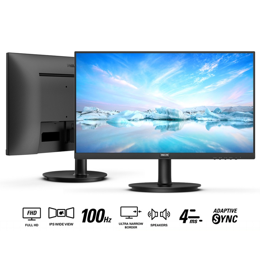 Jual Monitor LED Philips 241V8B IPS 100hz - Full HD 24" Inch | Shopee ...