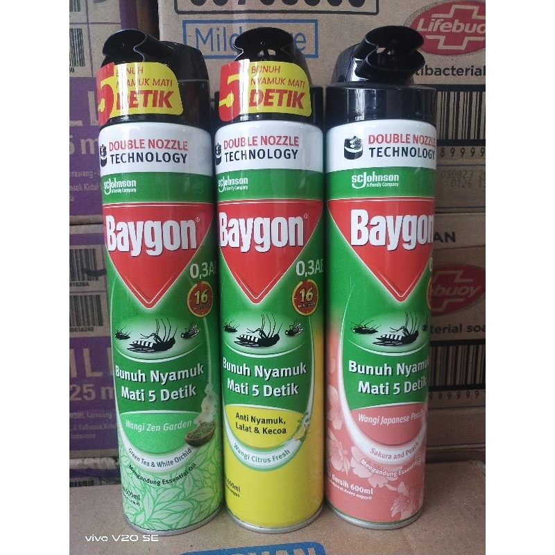 Jual Baygon aerosol bunuh nyamuk paling ampuh 600ml Shopee Indonesia