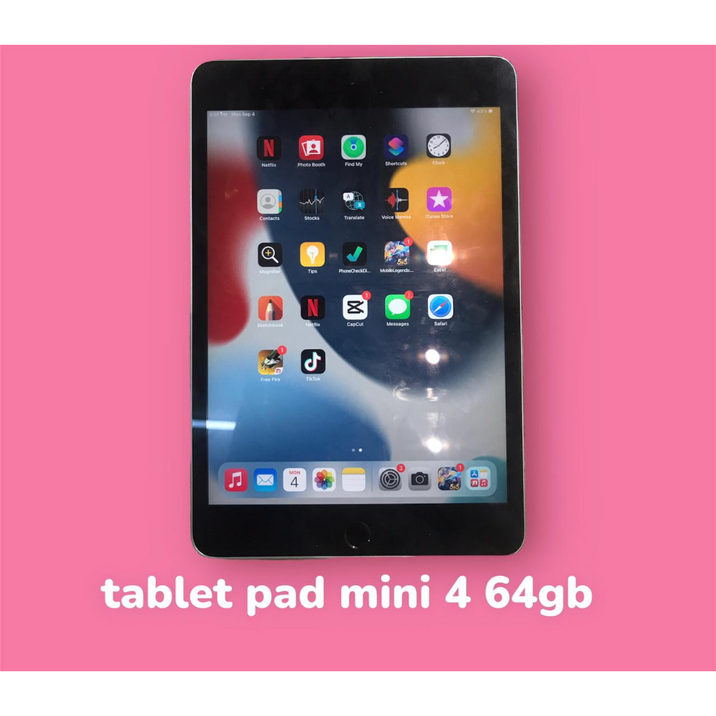 Jual IPAD MINI 4 64GB SECOND ORIGINAL WIFI ONLY | Shopee Indonesia