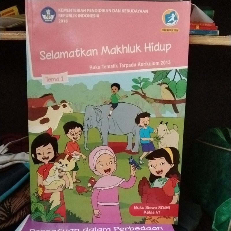 Jual Buku Tematik terpadu kurikulum 2013 edisi revisi 2018 kelas VI 6 ...