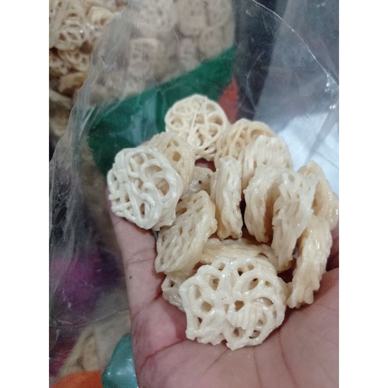 Jual Krupuk Mawar Krupuk Seblak Mini Putih ½ Kg Shopee Indonesia