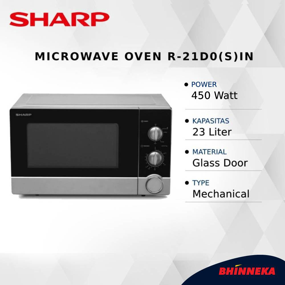 Jual SHARP Microwave Oven R21D0(S)IN Shopee Indonesia