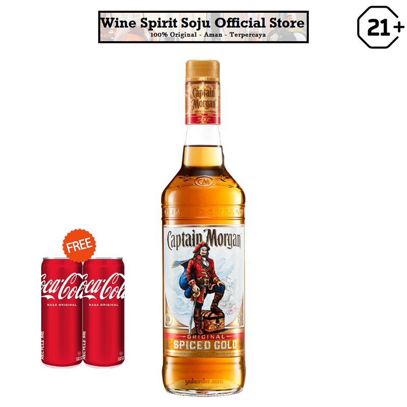 Jual Captain Spiced Gold 750ml Free 2 Mixer Shopee Indonesia