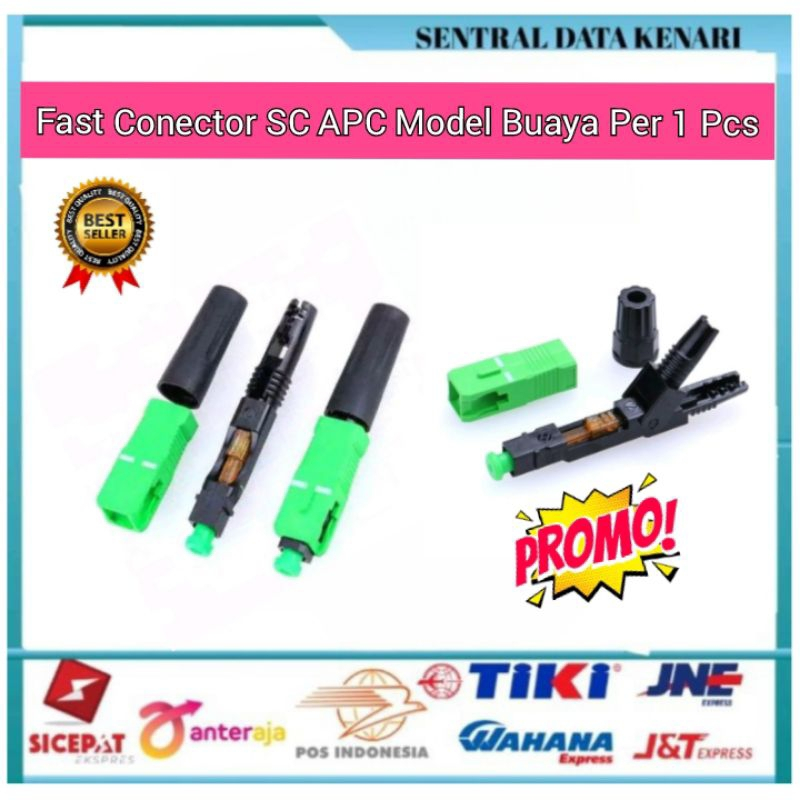 Jual Fast Connector Sc Apc Konektor Fiber Optic Ftth Model Buaya Per