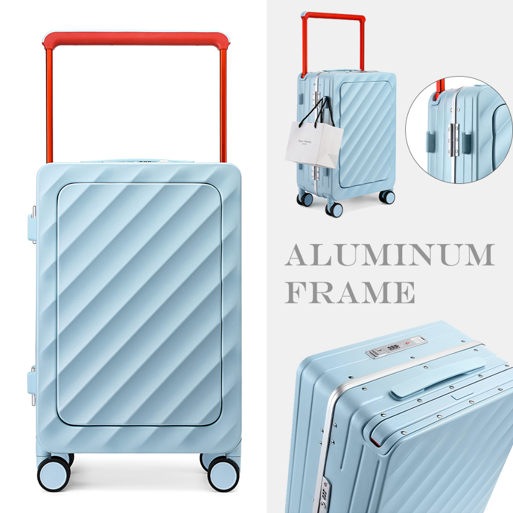 Jual SEA CHOICE Koper 20 inch Kabin Frame Aluminium PC Hardcase, Wide ...