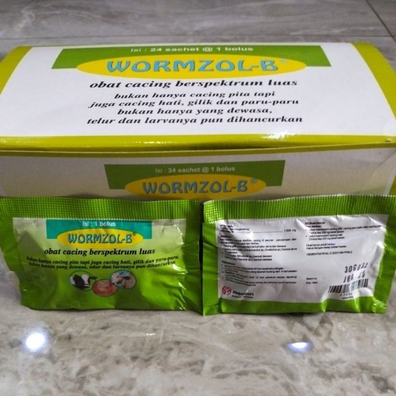 Jual Obat Cacing WORMZOL-B | Shopee Indonesia