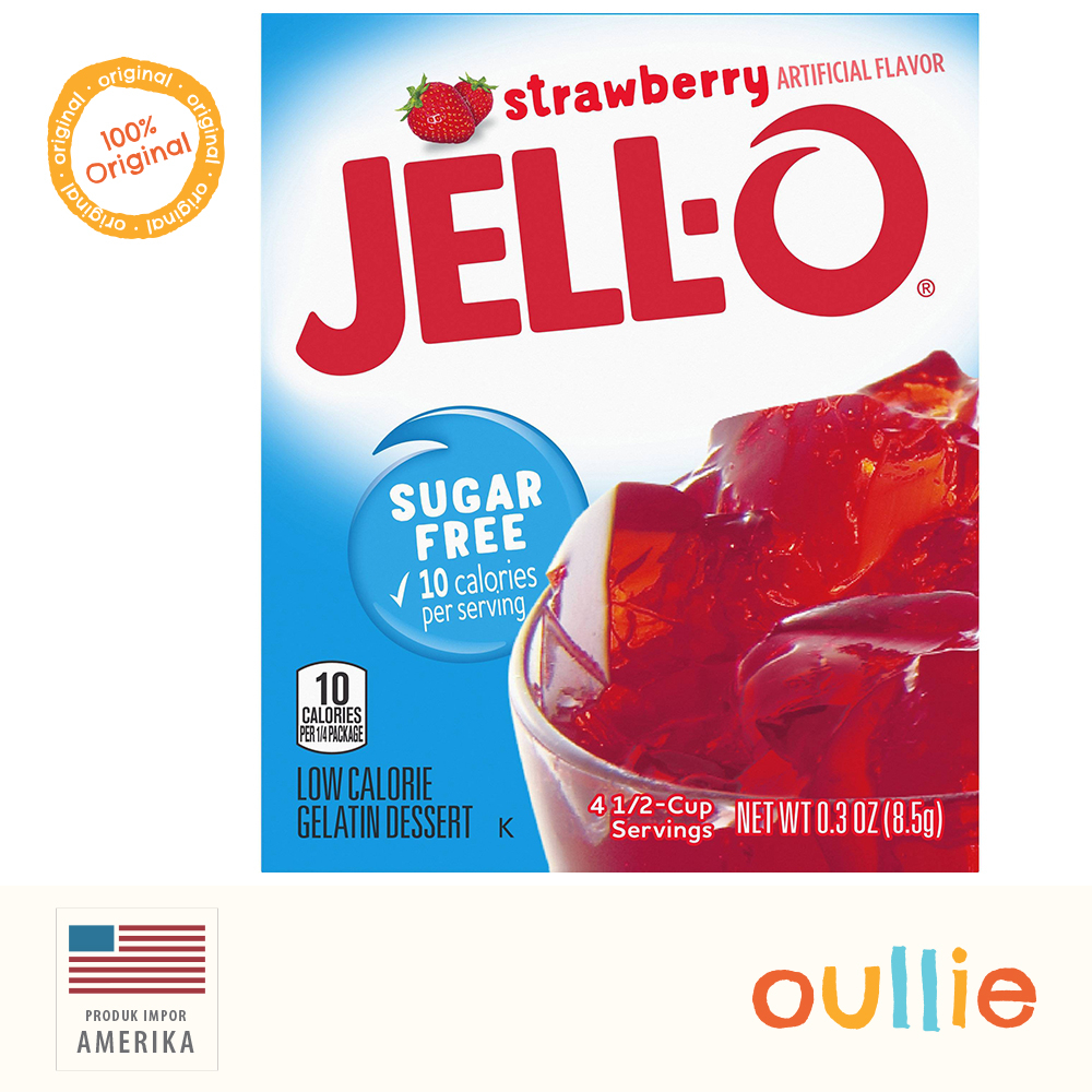 Jual Jell-O Sugar Free Gelatin Dessert | Shopee Indonesia