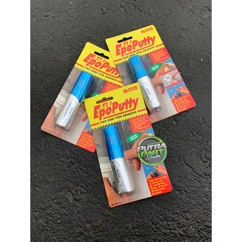 Jual Lem Epo Putty Alteco / Epo Putty / Lem porting 50 gram | Shopee ...