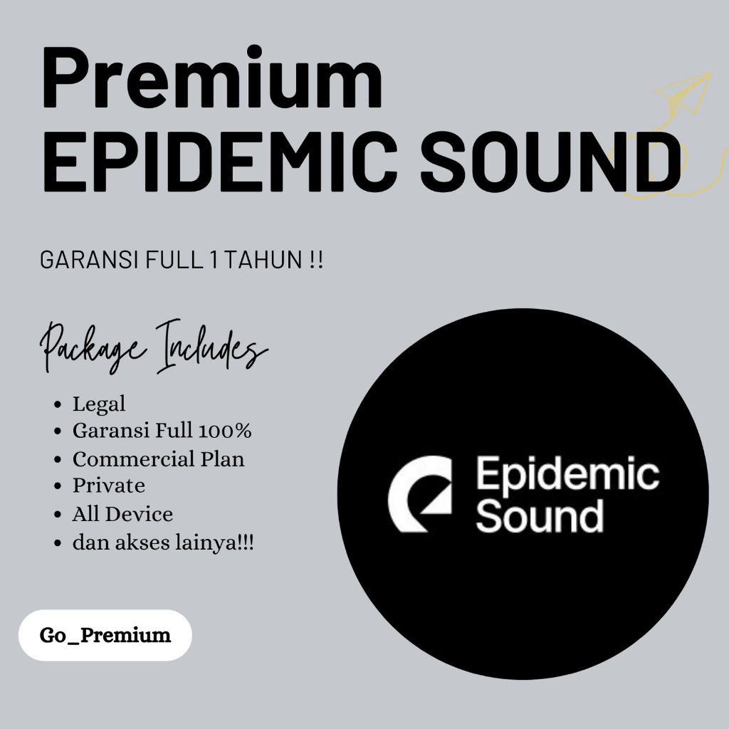 Jual Akun Epidemic Sounds Commersial Plan 1 Tahun Garansi Shopee