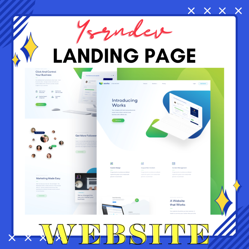 Jual Website Landing Page | Website Company Profile | DLL | Shopee
