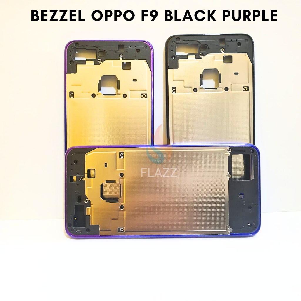 Jual BEZEL FRAME TULANG TENGAH OPPO F9 BLUE BIRU | Shopee Indonesia