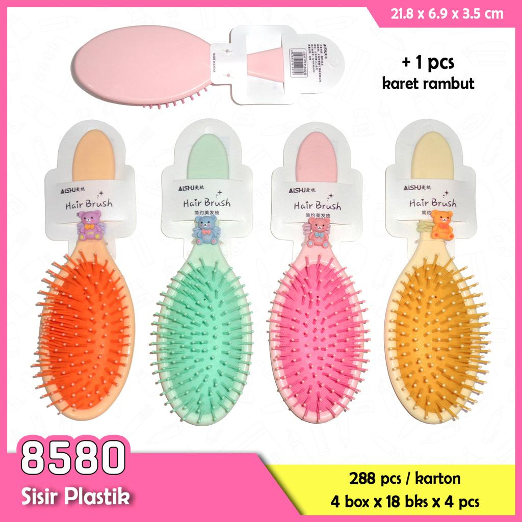 Jual Sisir Anti Kusut Blow Warna Hair Brush Blow Mix Warna Sisir Duri Oval Kode 8580 Shopee 