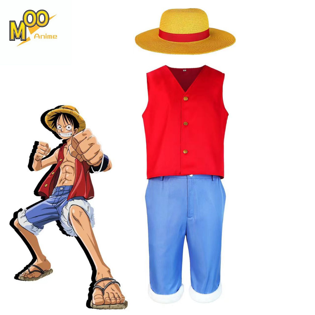 Jual ONE PIECE cosplay costume Monkey D Luffy cosplay costume Luffy