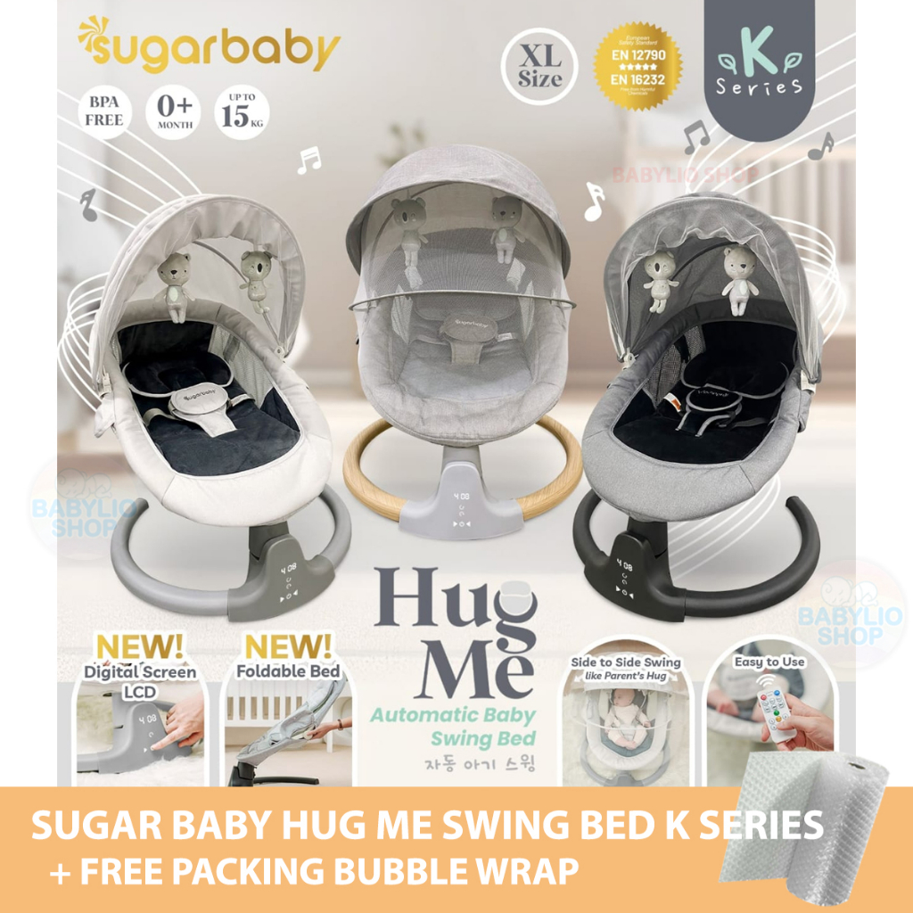Jual Sugar Baby HUG ME Automatic Baby Swing BED & Sugar Baby Hug Me K