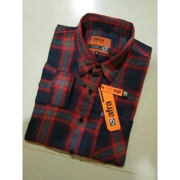 Kemeja Flanel Pria Lengan Panjang Kotak Premium
