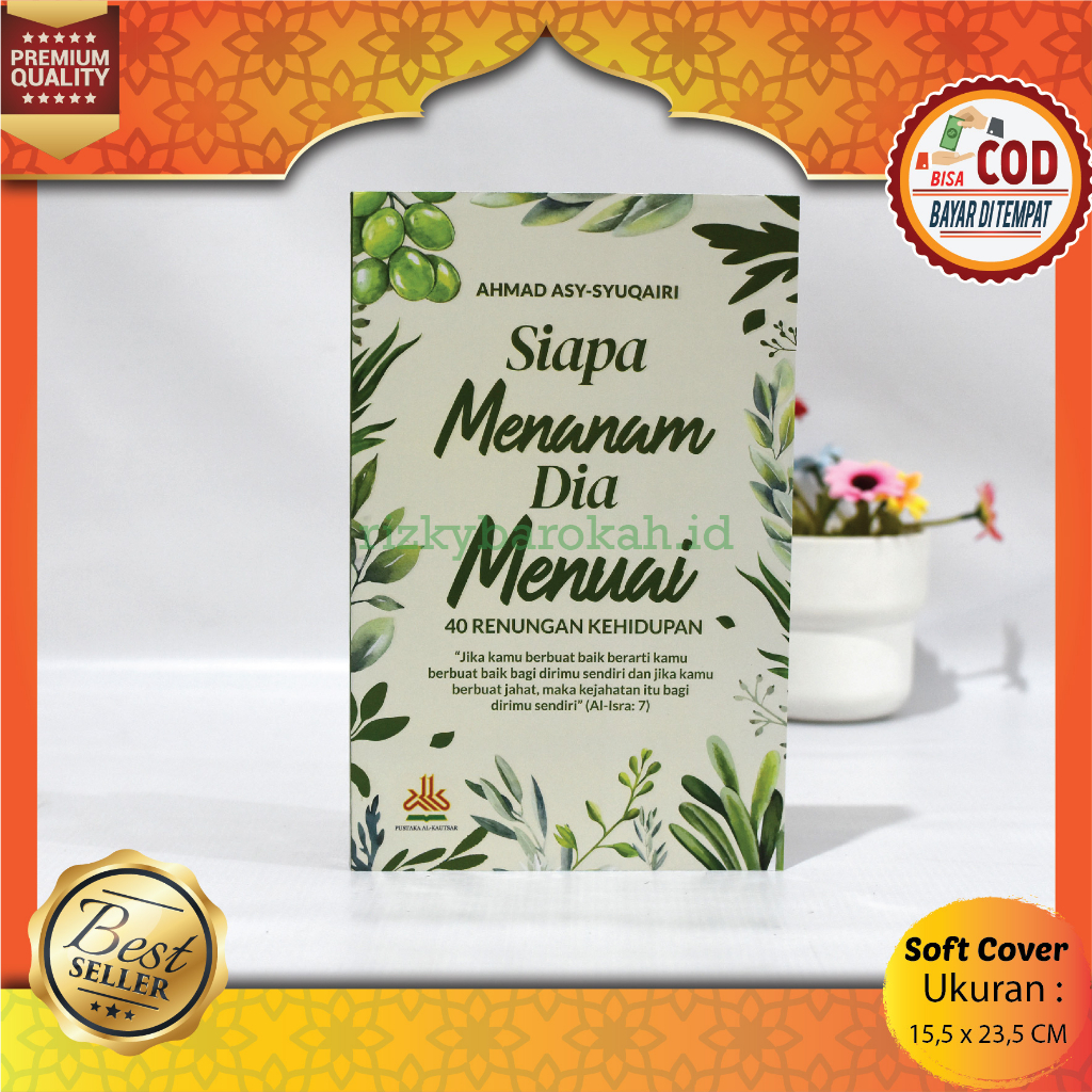 Jual Buku Siapa Menanam Dia Menuai Berisi 40 Renungan Kehidupan Karya ...